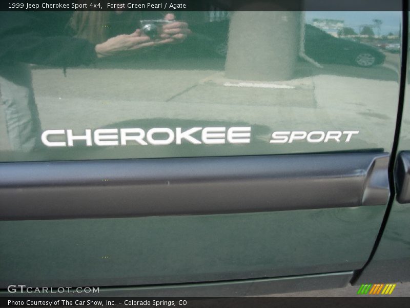 Forest Green Pearl / Agate 1999 Jeep Cherokee Sport 4x4