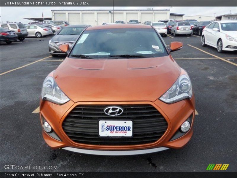 Vitamin C / Black 2014 Hyundai Veloster Turbo