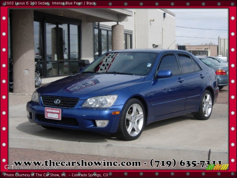 Intensa Blue Pearl / Black 2003 Lexus IS 300 Sedan