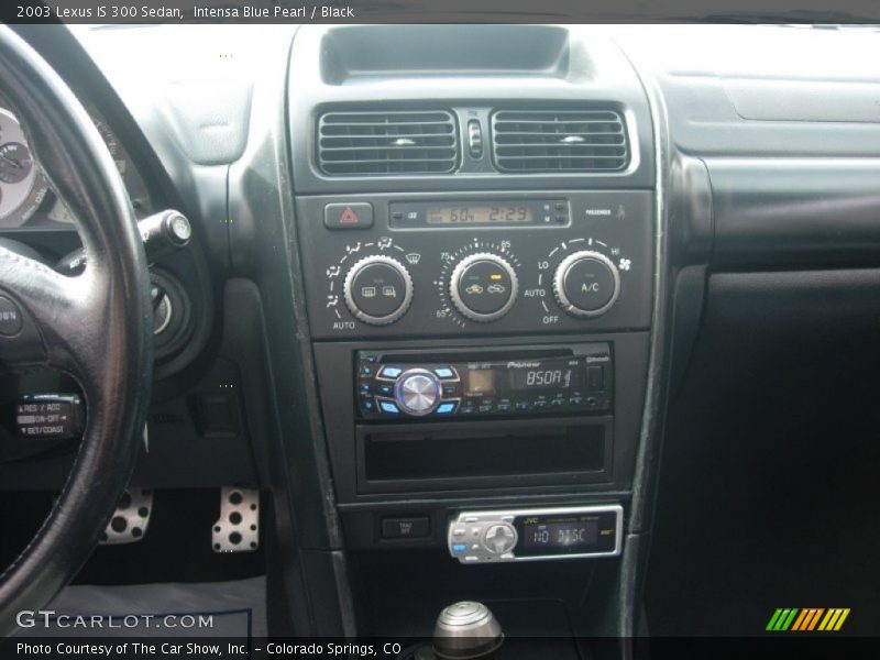 Intensa Blue Pearl / Black 2003 Lexus IS 300 Sedan