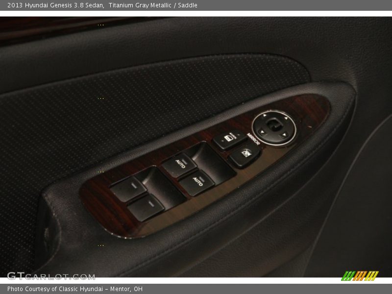 Titanium Gray Metallic / Saddle 2013 Hyundai Genesis 3.8 Sedan