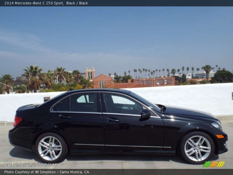 Black / Black 2014 Mercedes-Benz C 250 Sport