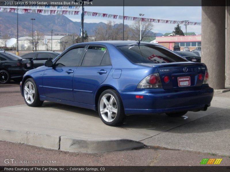 Intensa Blue Pearl / Black 2003 Lexus IS 300 Sedan