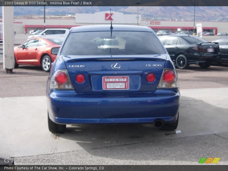 Intensa Blue Pearl / Black 2003 Lexus IS 300 Sedan