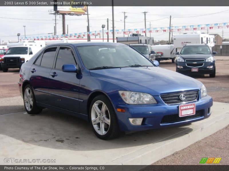 Intensa Blue Pearl / Black 2003 Lexus IS 300 Sedan