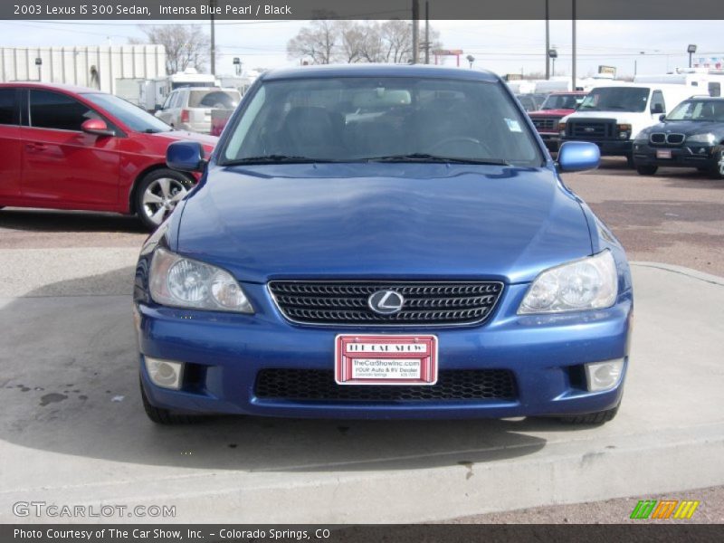 Intensa Blue Pearl / Black 2003 Lexus IS 300 Sedan