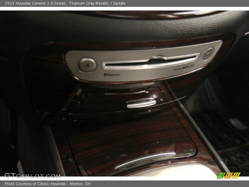 Titanium Gray Metallic / Saddle 2013 Hyundai Genesis 3.8 Sedan