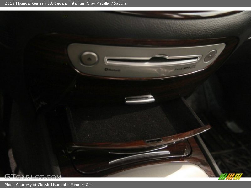 Titanium Gray Metallic / Saddle 2013 Hyundai Genesis 3.8 Sedan
