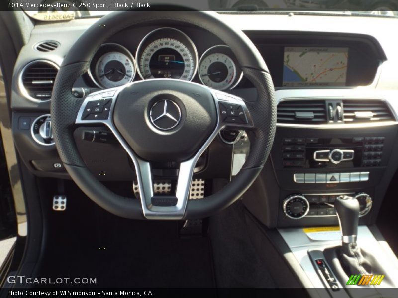 Black / Black 2014 Mercedes-Benz C 250 Sport