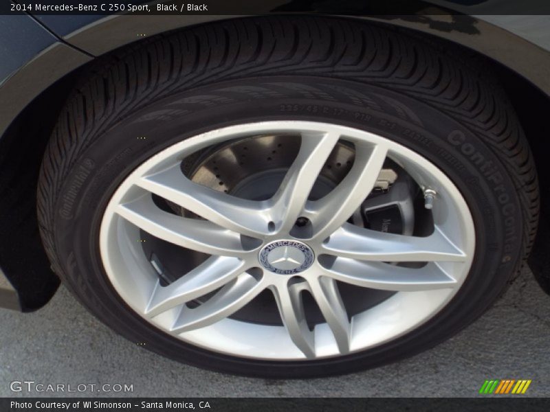 Black / Black 2014 Mercedes-Benz C 250 Sport