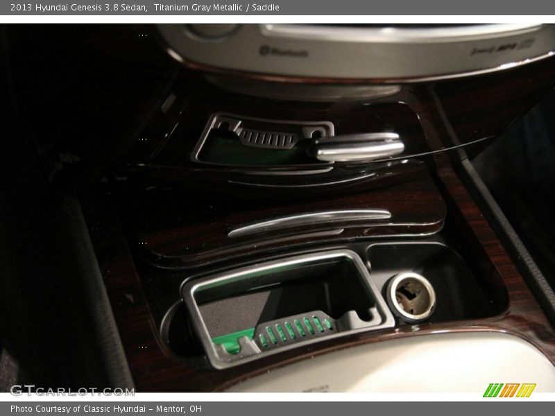 Titanium Gray Metallic / Saddle 2013 Hyundai Genesis 3.8 Sedan