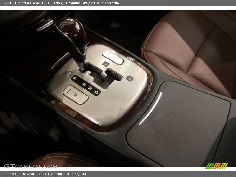 Titanium Gray Metallic / Saddle 2013 Hyundai Genesis 3.8 Sedan
