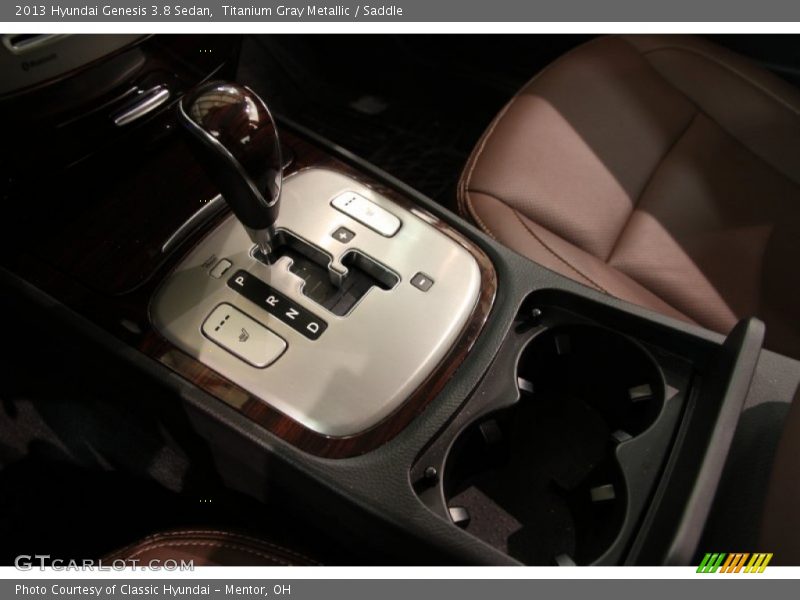 Titanium Gray Metallic / Saddle 2013 Hyundai Genesis 3.8 Sedan