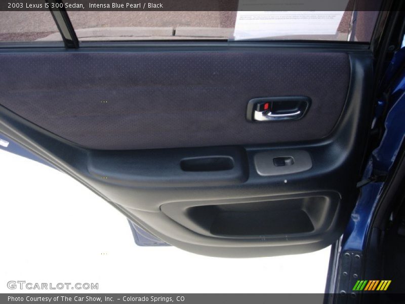 Intensa Blue Pearl / Black 2003 Lexus IS 300 Sedan