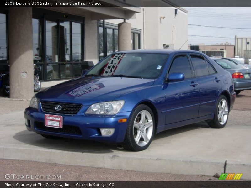 Intensa Blue Pearl / Black 2003 Lexus IS 300 Sedan