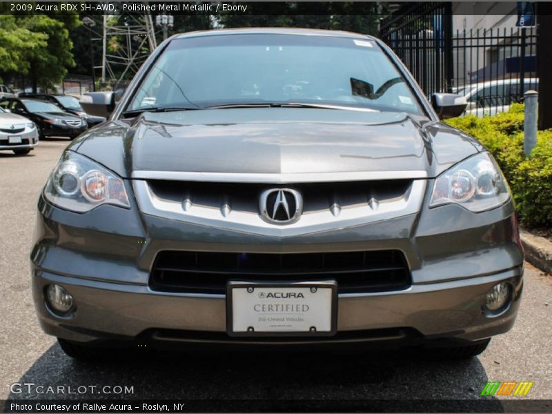 Polished Metal Metallic / Ebony 2009 Acura RDX SH-AWD