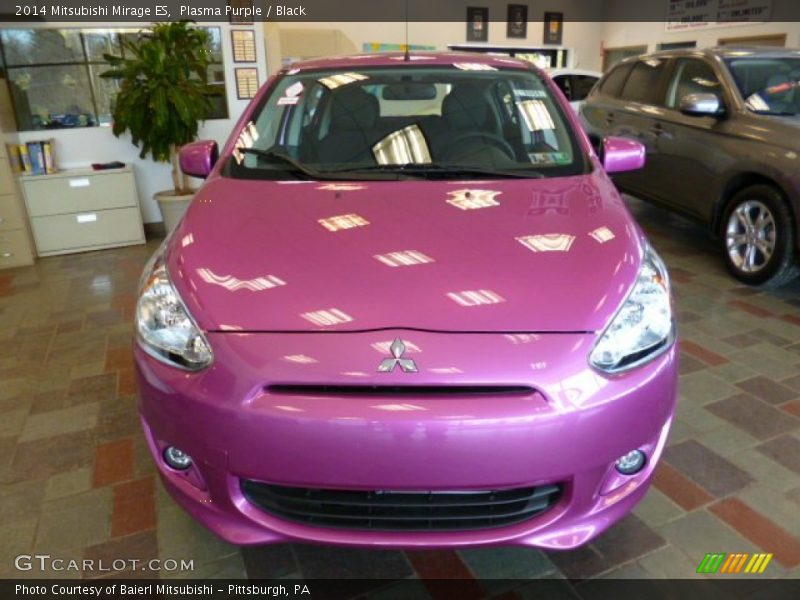 Plasma Purple / Black 2014 Mitsubishi Mirage ES