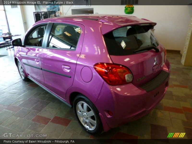 Plasma Purple / Black 2014 Mitsubishi Mirage ES