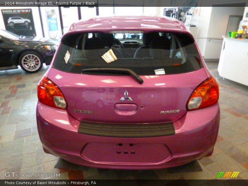 Plasma Purple / Black 2014 Mitsubishi Mirage ES