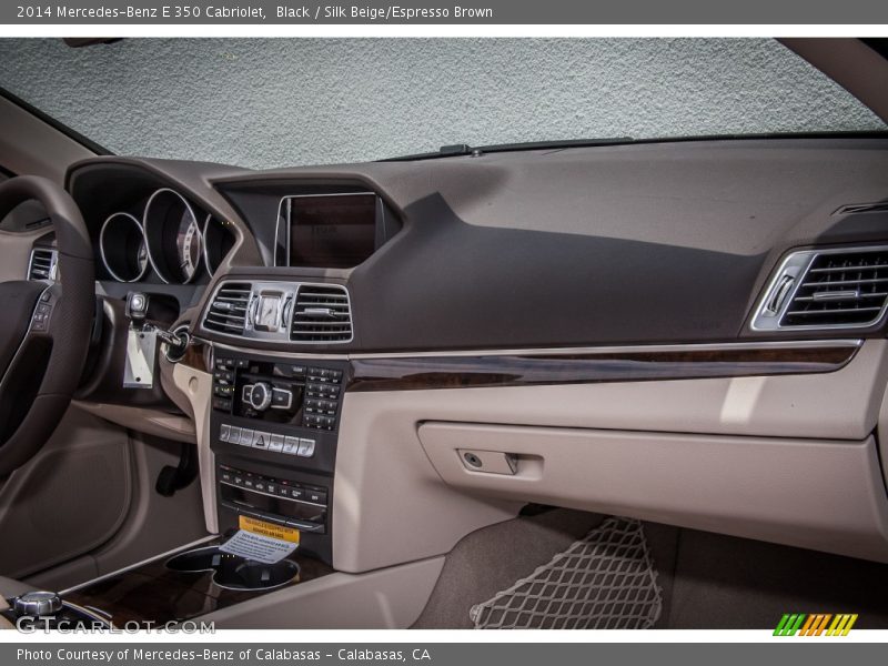 Black / Silk Beige/Espresso Brown 2014 Mercedes-Benz E 350 Cabriolet