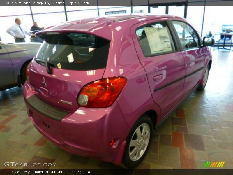 Plasma Purple / Black 2014 Mitsubishi Mirage ES