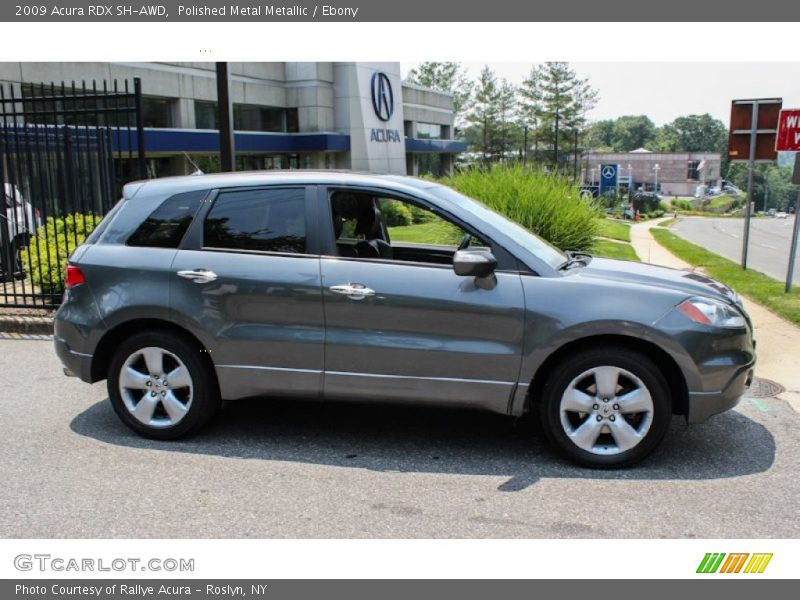 Polished Metal Metallic / Ebony 2009 Acura RDX SH-AWD