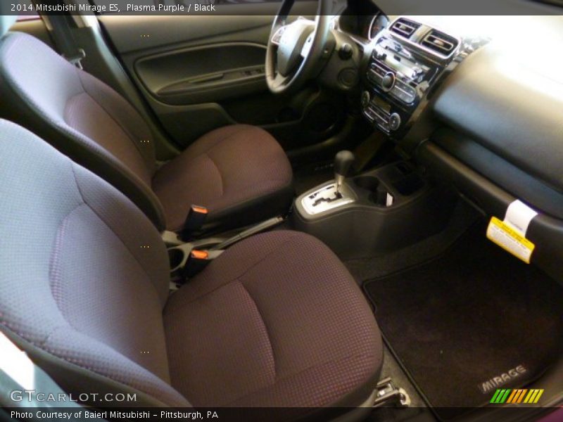 Plasma Purple / Black 2014 Mitsubishi Mirage ES