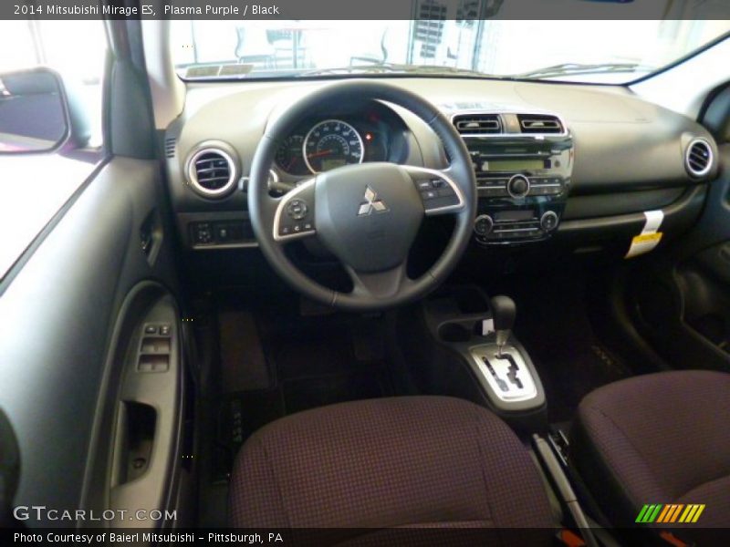 Plasma Purple / Black 2014 Mitsubishi Mirage ES
