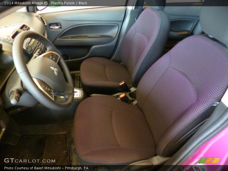 Plasma Purple / Black 2014 Mitsubishi Mirage ES