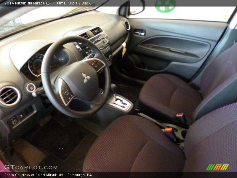 Plasma Purple / Black 2014 Mitsubishi Mirage ES