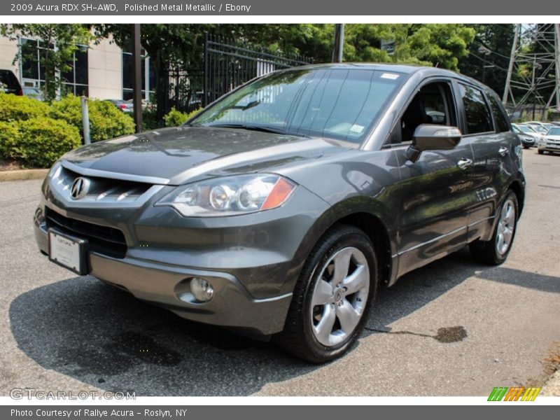 Polished Metal Metallic / Ebony 2009 Acura RDX SH-AWD