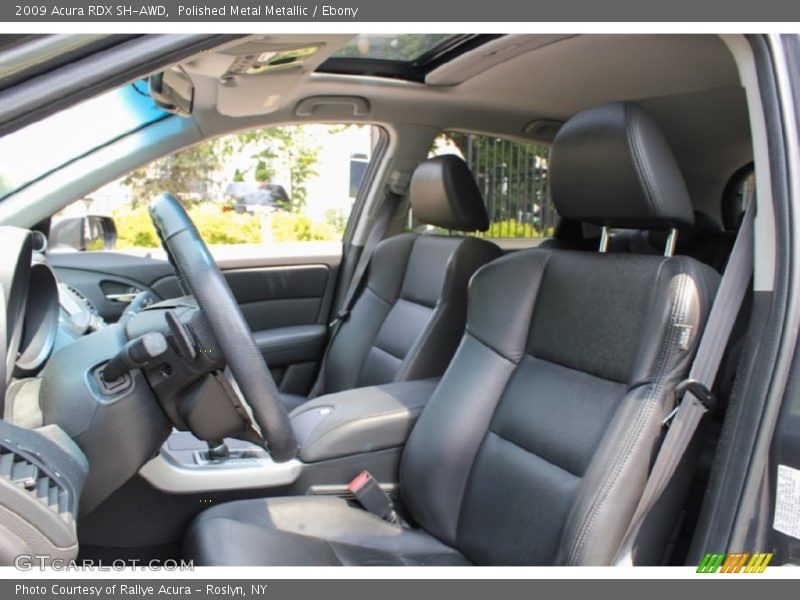 Polished Metal Metallic / Ebony 2009 Acura RDX SH-AWD