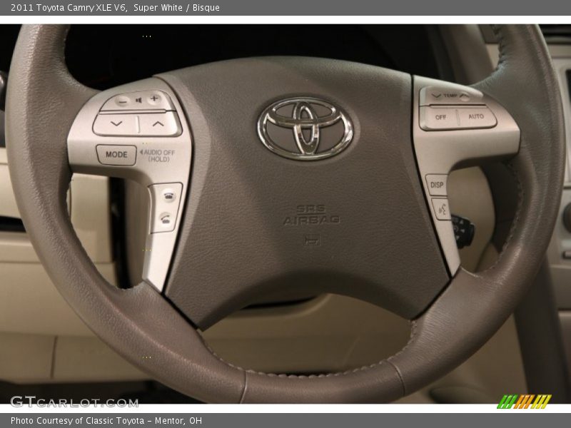 Super White / Bisque 2011 Toyota Camry XLE V6