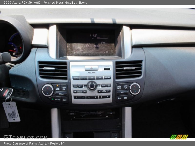 Polished Metal Metallic / Ebony 2009 Acura RDX SH-AWD