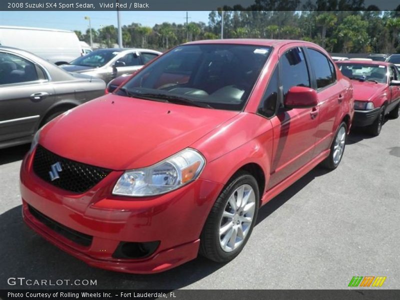 Front 3/4 View of 2008 SX4 Sport Sedan