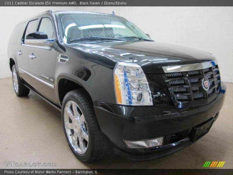 Black Raven / Ebony/Ebony 2011 Cadillac Escalade ESV Premium AWD