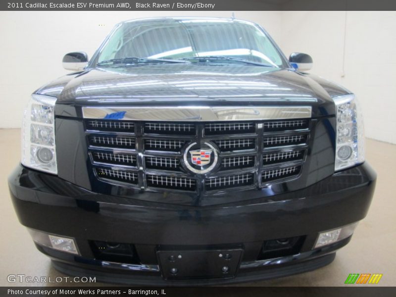 Black Raven / Ebony/Ebony 2011 Cadillac Escalade ESV Premium AWD