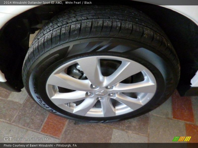 White Pearl / Black 2014 Mitsubishi Outlander Sport ES AWD