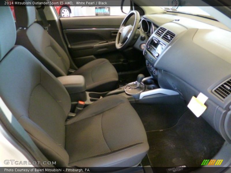White Pearl / Black 2014 Mitsubishi Outlander Sport ES AWD