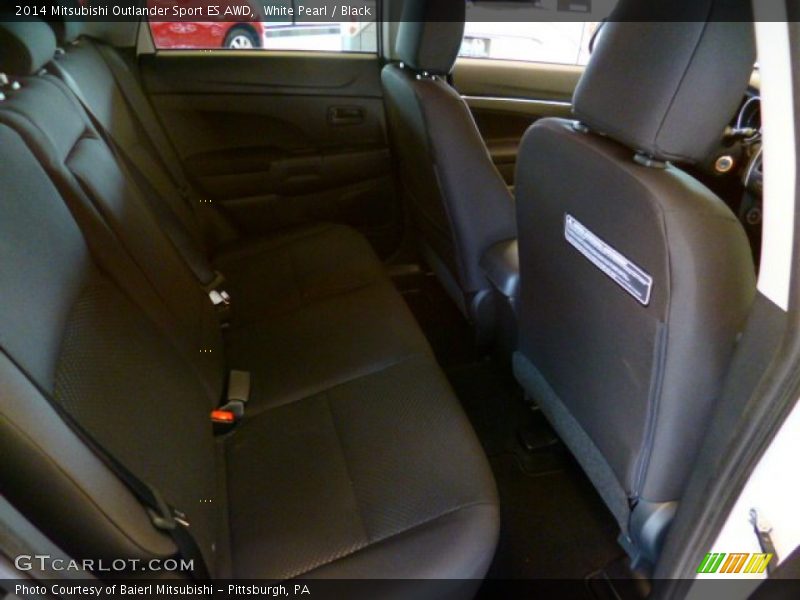White Pearl / Black 2014 Mitsubishi Outlander Sport ES AWD