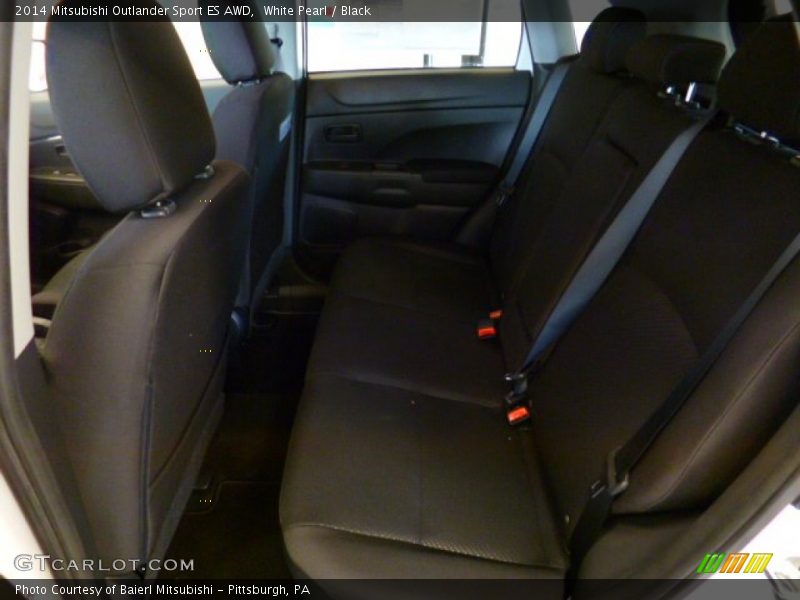 White Pearl / Black 2014 Mitsubishi Outlander Sport ES AWD