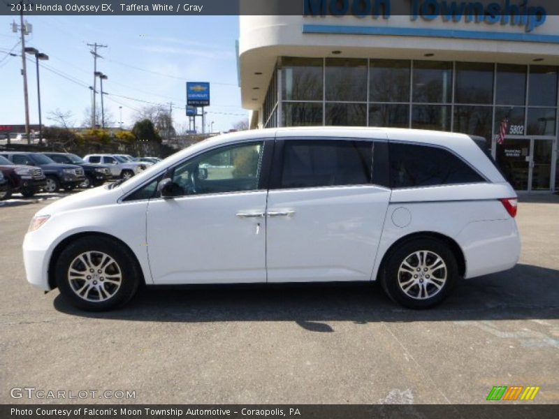 Taffeta White / Gray 2011 Honda Odyssey EX