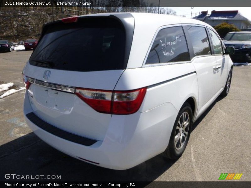 Taffeta White / Gray 2011 Honda Odyssey EX