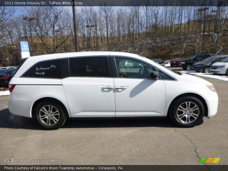 Taffeta White / Gray 2011 Honda Odyssey EX