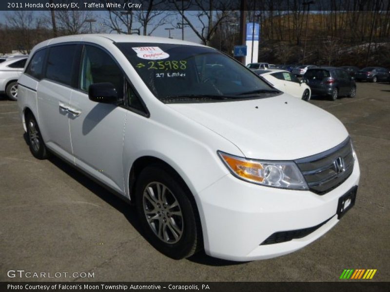 Taffeta White / Gray 2011 Honda Odyssey EX