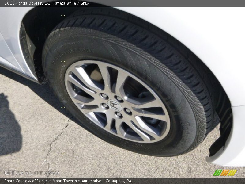 Taffeta White / Gray 2011 Honda Odyssey EX