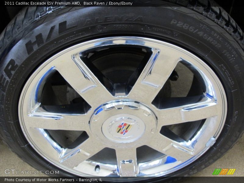 Black Raven / Ebony/Ebony 2011 Cadillac Escalade ESV Premium AWD
