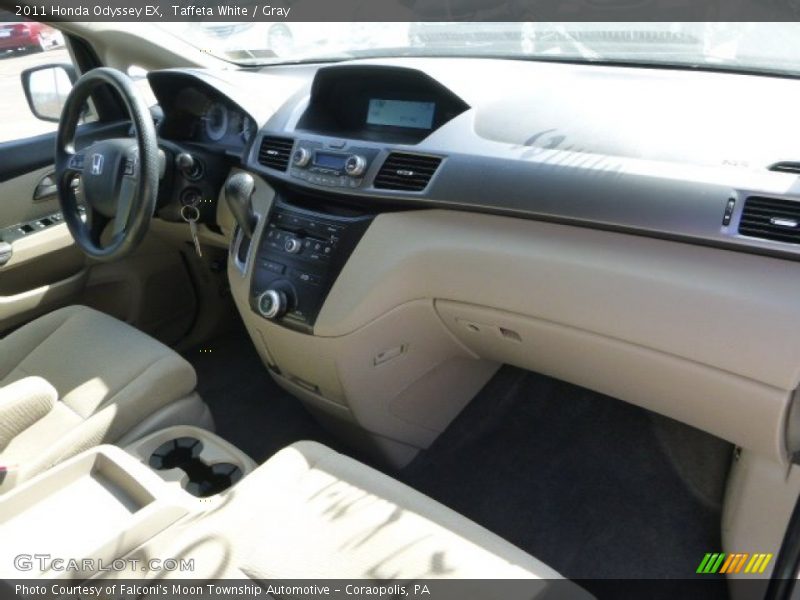 Taffeta White / Gray 2011 Honda Odyssey EX