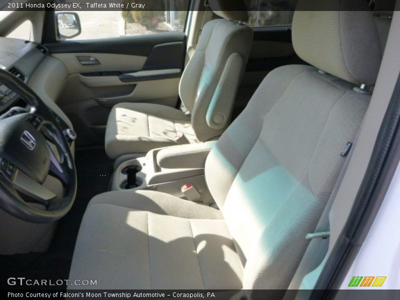 Taffeta White / Gray 2011 Honda Odyssey EX