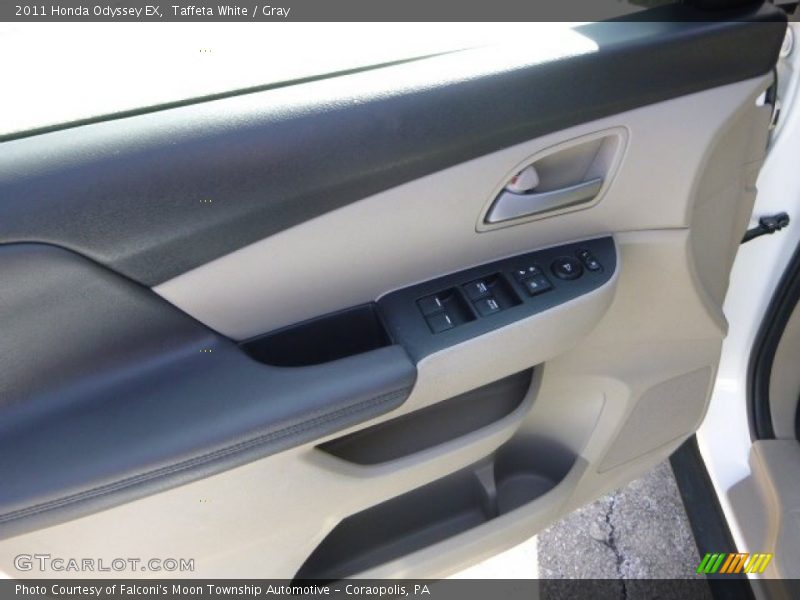 Taffeta White / Gray 2011 Honda Odyssey EX